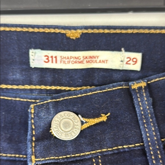 Levi's Blue 311 Shaping Skinny Jeans Classic Fit Size 29 - Picture 2 of 8